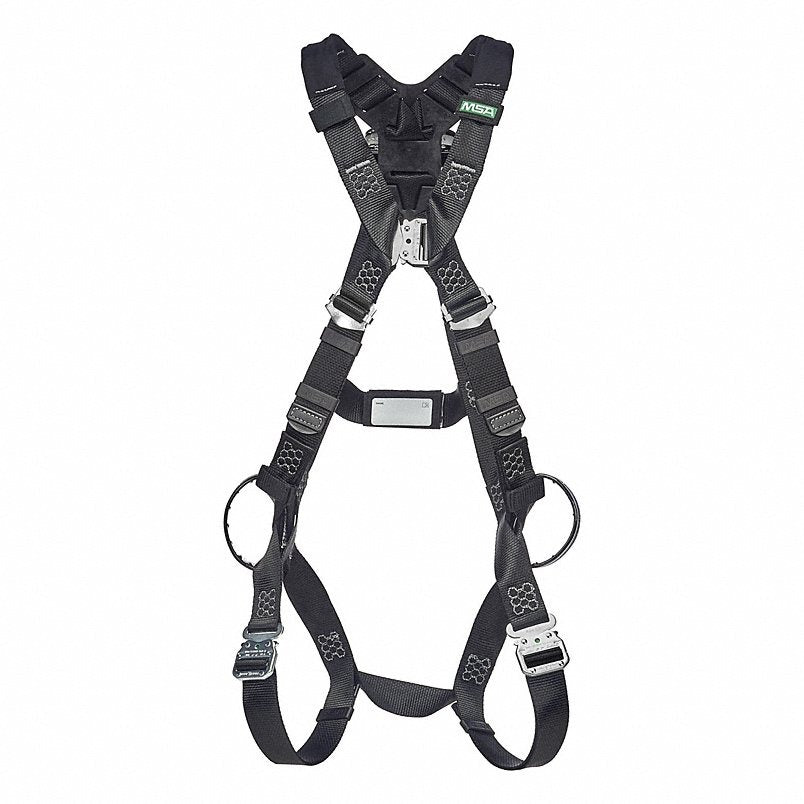 MSA SAFETY Msa Safety 10252230 Arc Flash Vest Harness 400 Lb Super Xl