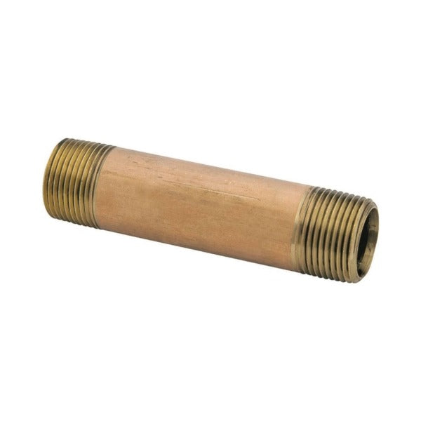 ANDERSON METALS Anderson Metals 736112-08 1/2 in x close brass nipple (1-1/8 in) 36712-08