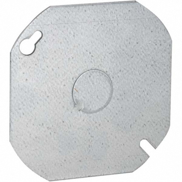HUBBELL RACO Hubbell-raco 724 Flat Electrical Box Cover Steel