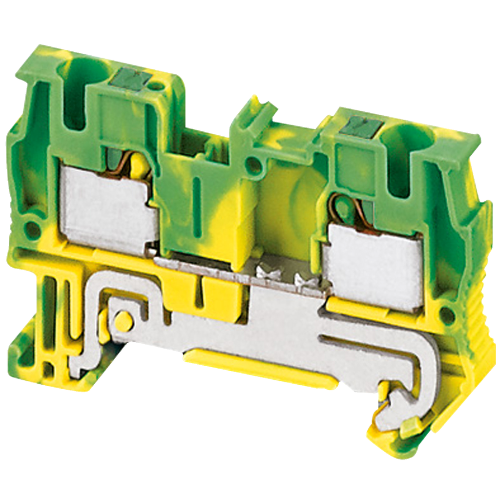 Schneider Electric NSYTRP42PE Terminal Block, Line, Push-in Type, Set of 50