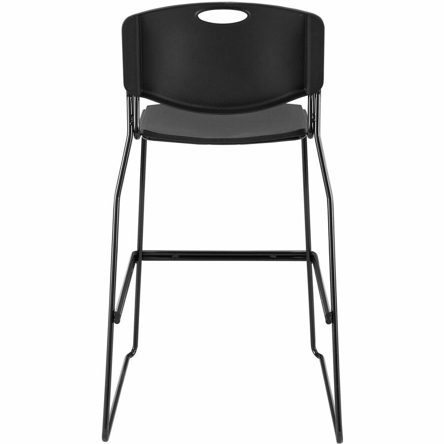 LORELL Lorell LLR62535 Heavy-Duty Bistro Stacking Chairs Set of 2