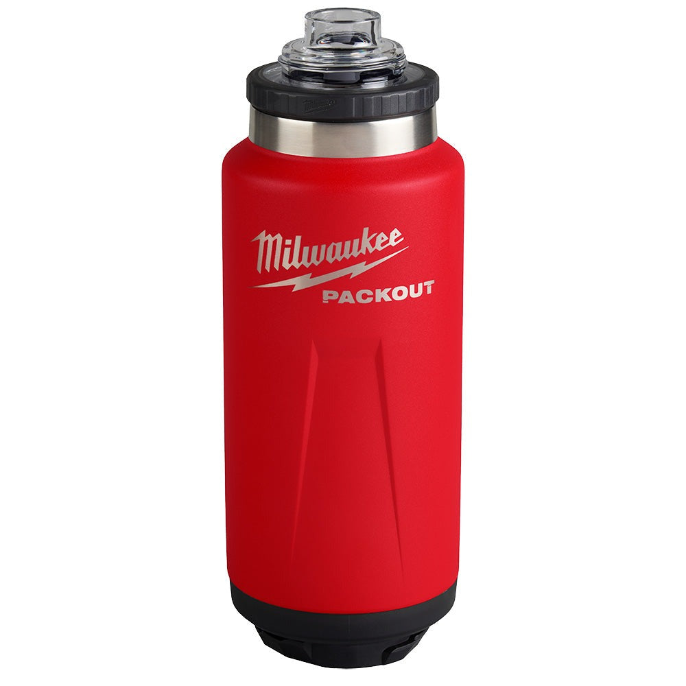 MILWAUKEE MILWAUKEE 48-22-8397R PACKOUT Insulated Bottle with Chug Lid 36 oz