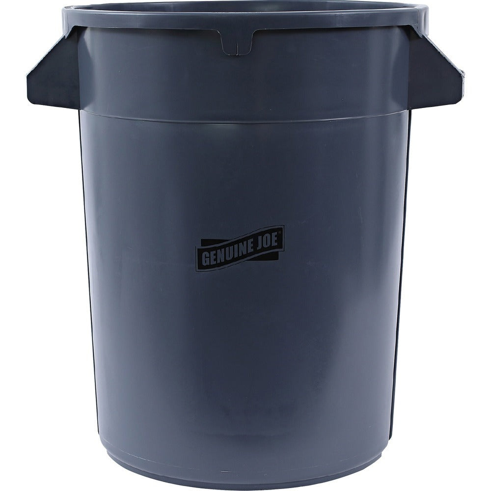 GENUINE JOE Genuine Joe GJO60463 Heavy-Duty Trash Container 32 Gal