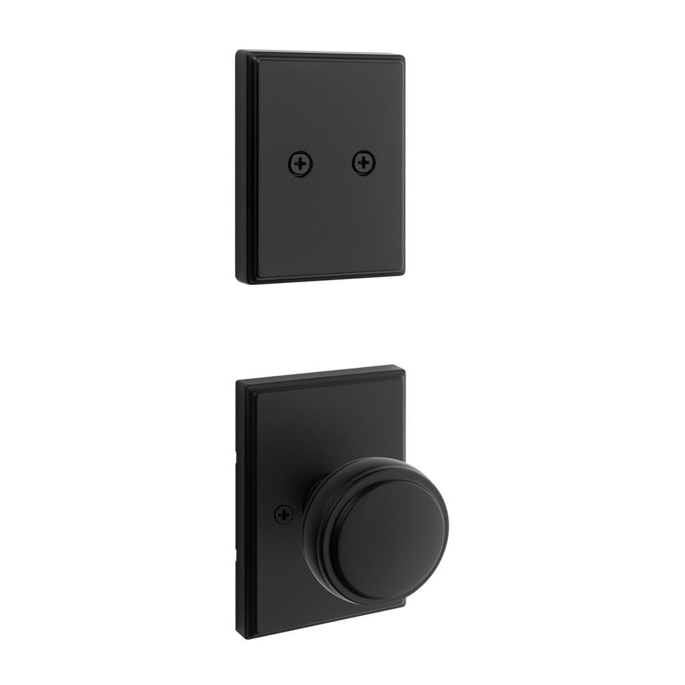 KWIKSET Kwikset 973SOKTRCT-514 Dummy Sora Knob Matte Black