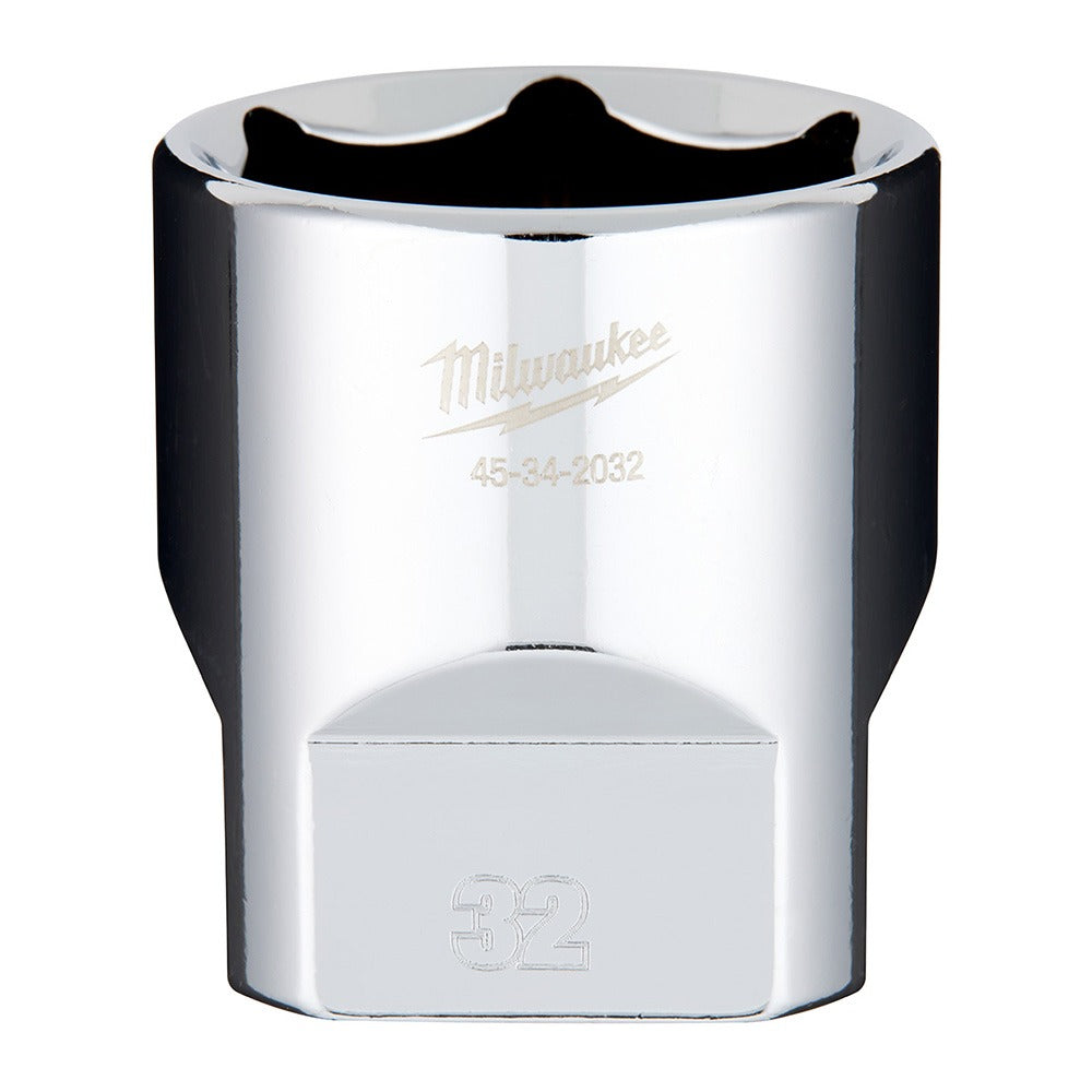 MILWAUKEE Milwaukee Tool 45-34-2032 1/2 in Drive 6 Pt Metric Socket