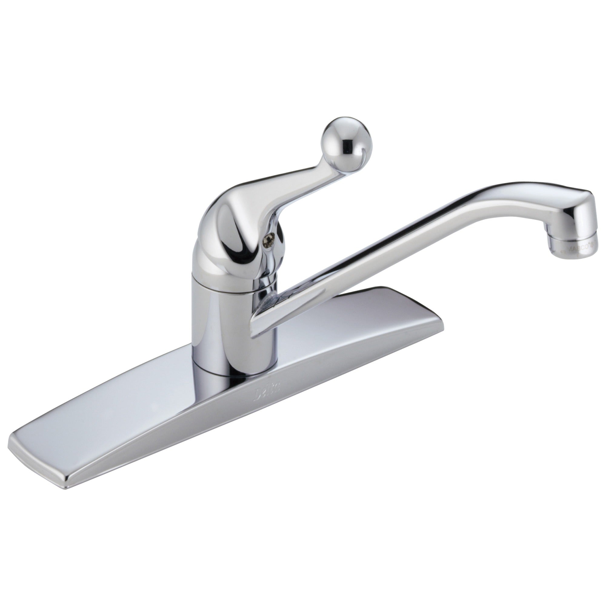 DELTA FAUCET Delta Faucet 100LF-WF Classic Kitchen Faucet Polished Chrome