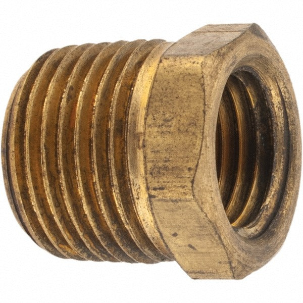 MERIT BRASS Merit Brass BS114-0604 Brass Pipe Bushing 3/8x1/4 Mnpt Fnpt