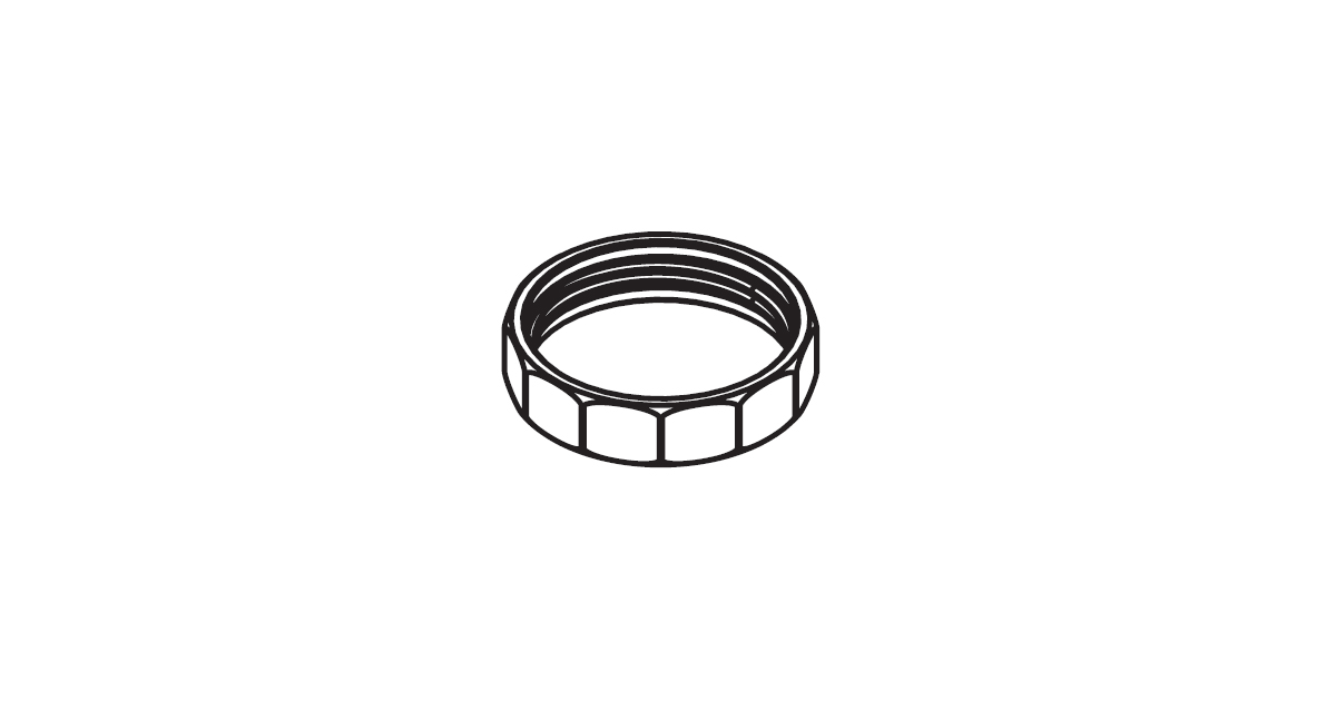 MOEN Moen 12539 Escutcheon Nut (Pack 1) CA84913