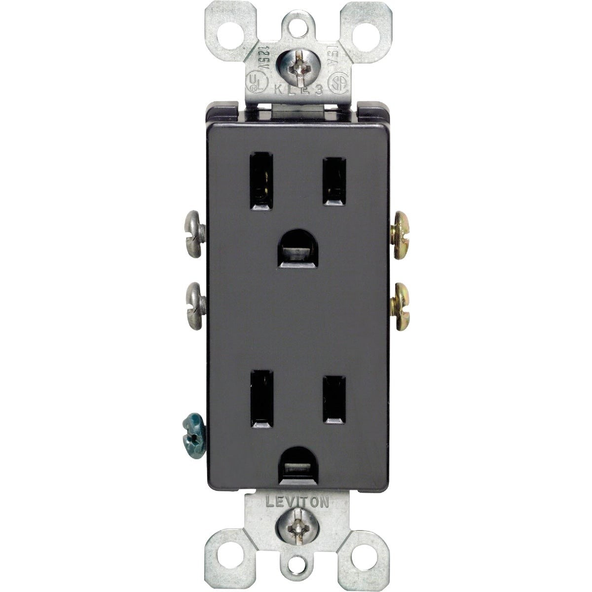 LEVITON Leviton S05-05325-0ES Decora 5-15R Duplex Outlet 15A (Each)