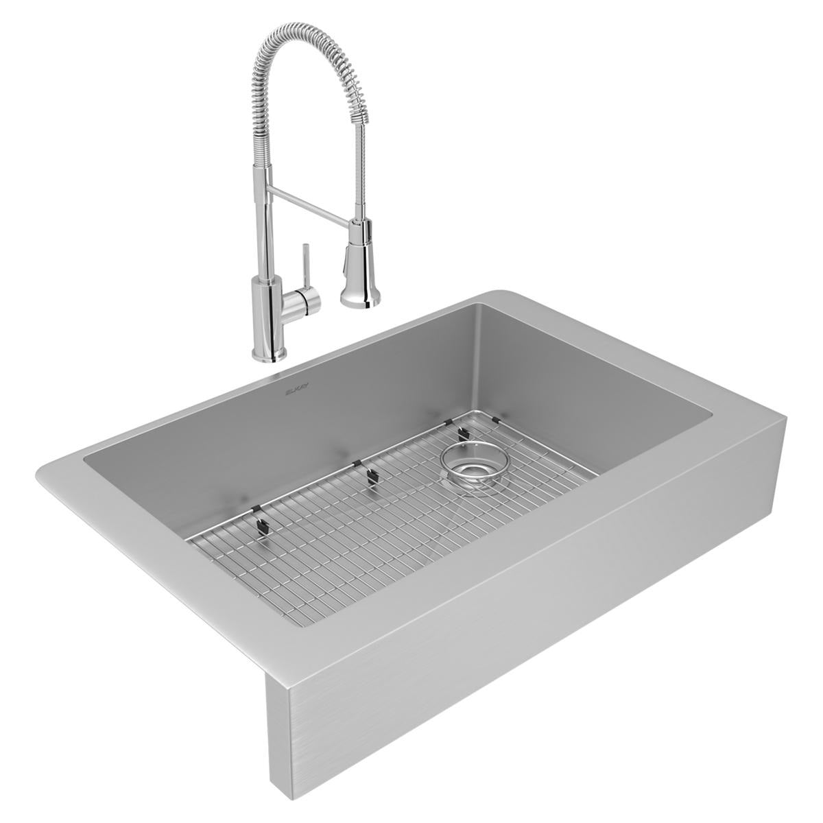 BSC PREFERRED Bsc Preferred ECTRUF30179RFBC Farmhouse Sink Kit