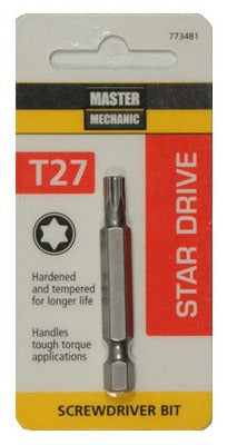 DISSTON CO Disston Company 773481 T27 Torx 2in Screwdriver Bit