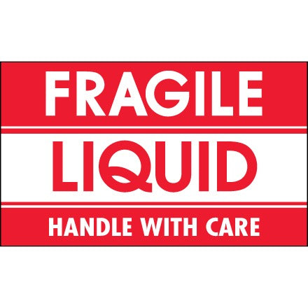 BSC PREFERRED Bsc Preferred DL1300 Handling Instruction Labels