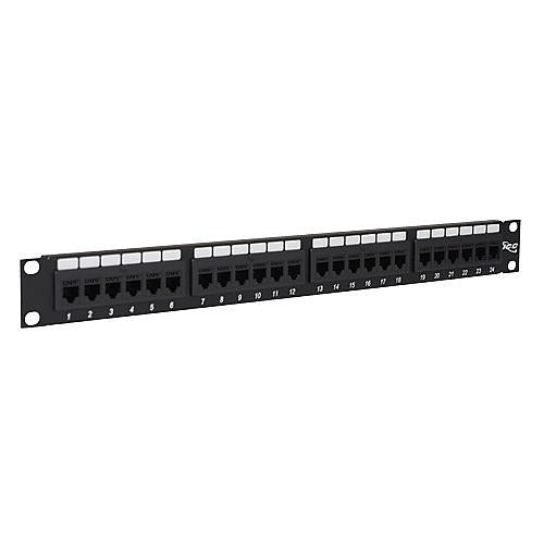 ICC Icc ICMPP24CP5 Cat5e Feed-through Patch Panel 24 Port