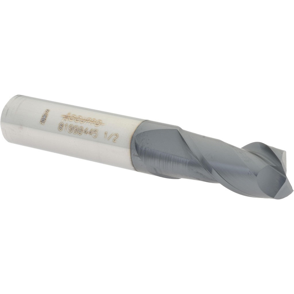 ACCUPRO Accupro 12181479 Square End Mill 1/2 in 2 Flute Altin Carbide