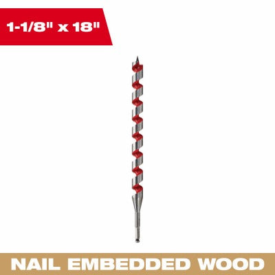 MILWAUKEE Milwaukee 48-13-6120 Ship Auger Bit 1-1/8 Inches