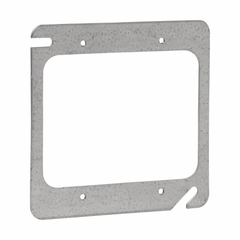 Crouse-Hinds TP494 2-Device Flat Square Mud Ring 4 in