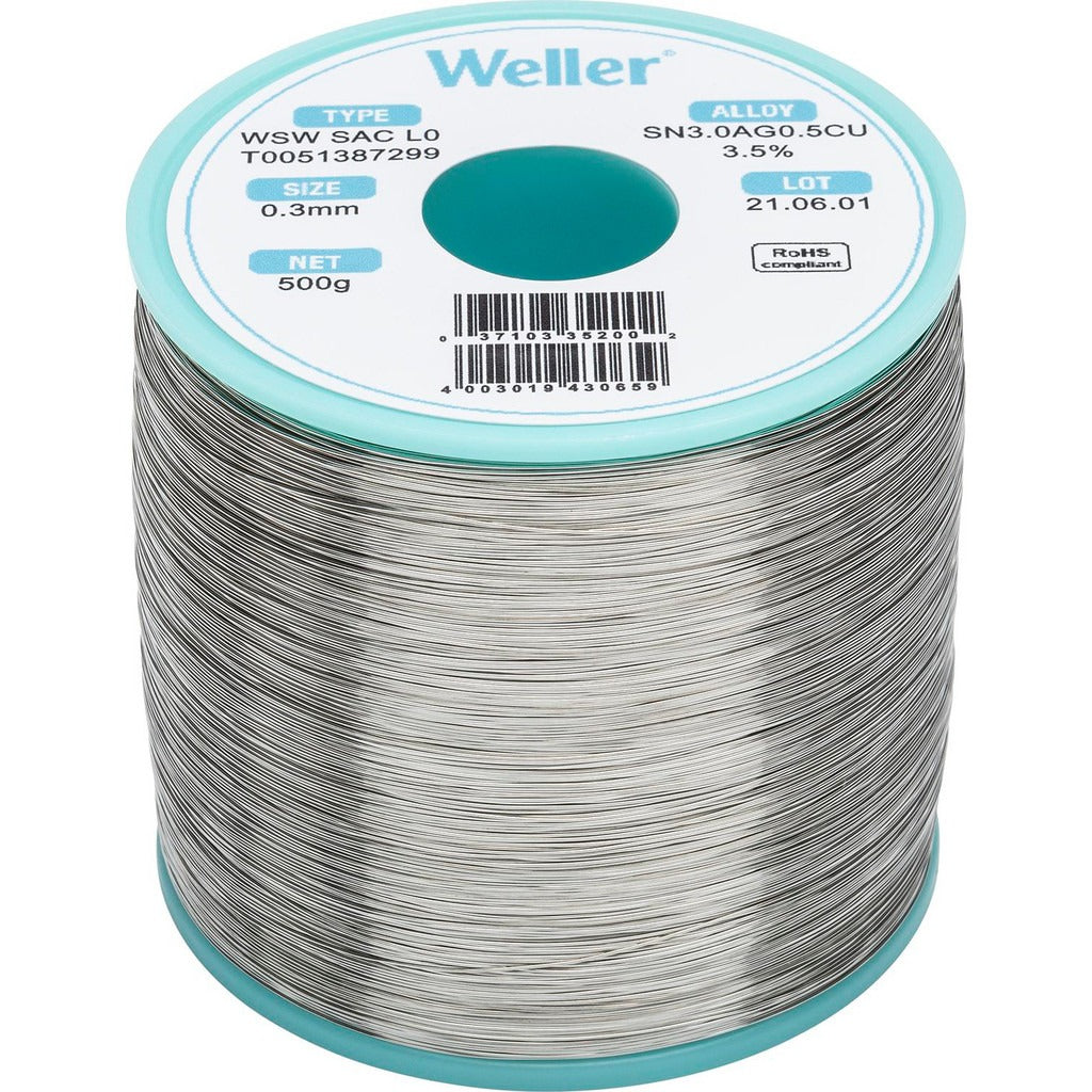 WELLER Weller T0051387299 Lead Free Solder Spool 500g