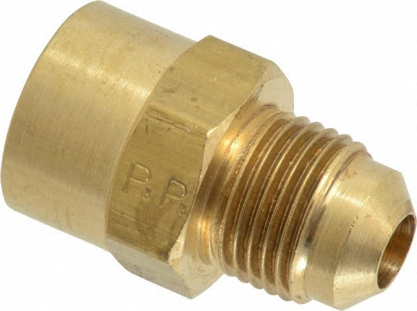 PARKER Parker 46F-6-6 Brass Flared Tube Connector 3/8 in Od