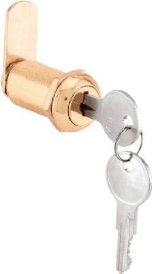 PRIME-LINE Prime Line Products U 9953 Brass Drawer Cabinet Lock