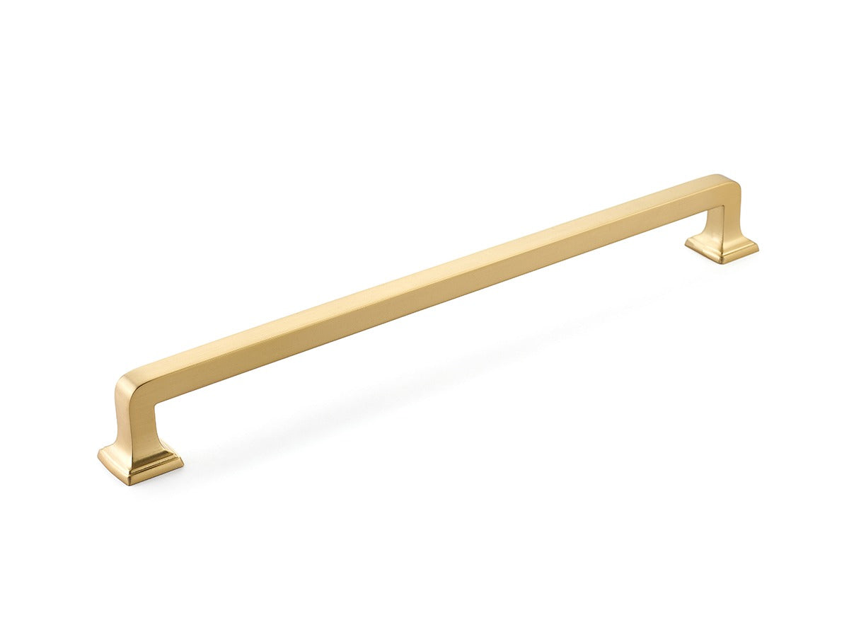 SCHAUB Schaub 535-SSB Appliance Pull 15 in Menlo Park Satin Brass