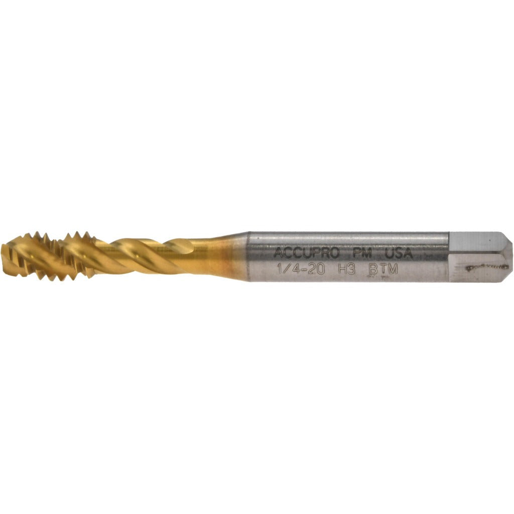 ACCUPRO Accupro 40083-01T Spiral Flute Tap 1/4-20 Unc Tin
