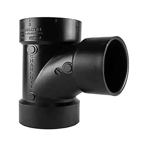 CHARLOTTE PIPE Charlotte Pipe ABS 00400 0600HA 1-1/2 In Hub x Hub x Hub Sanitary ABS Waste and Vent Tee (Each)