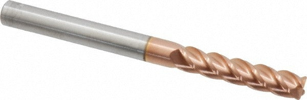 ACCUPRO Accupro 12183009 Corner Radius End Mill 1/4 in 4 Flute Ticn