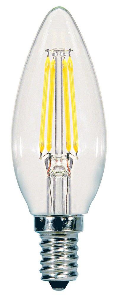 SATCO S21274 Lumos 5.5 Watt B11 LED Clear Candelabra Base