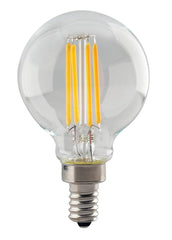 SATCO S21204 4 W G165 Candelabra Base LED Clear Bulb