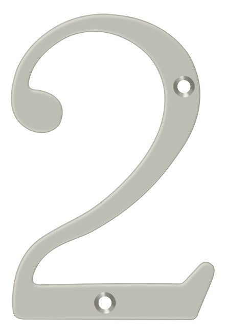 DELTANA Deltana RN4-2U15 4 Inch Solid Brass House Number