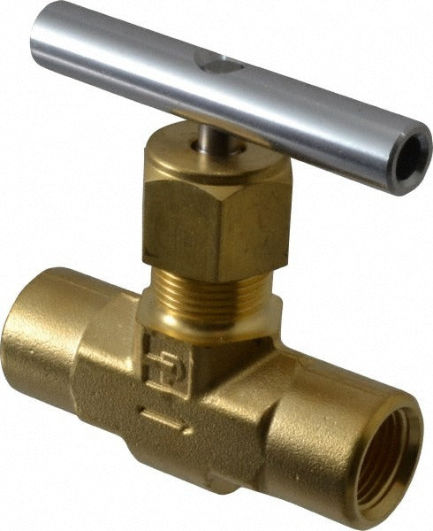 PARKER Parker 6F-V8LN-B Needle Valve 3/8 Inch Fnpt Brass 3000 Psi