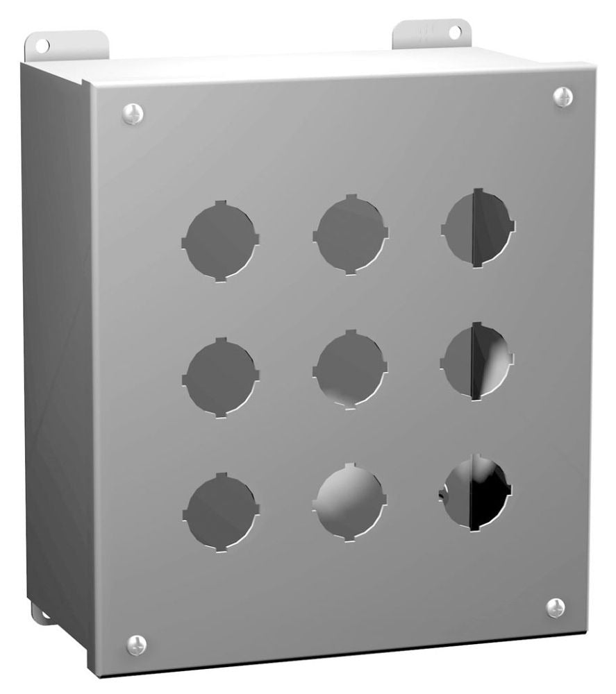 HAMMOND Hammond 1437a Pushbutton Enclosure Nema 12 13 Steel Gray