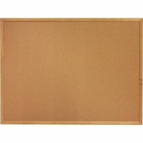 LORELL Lorell LLR19768 Corkboard 4x3 Feet Oak Finish Frame