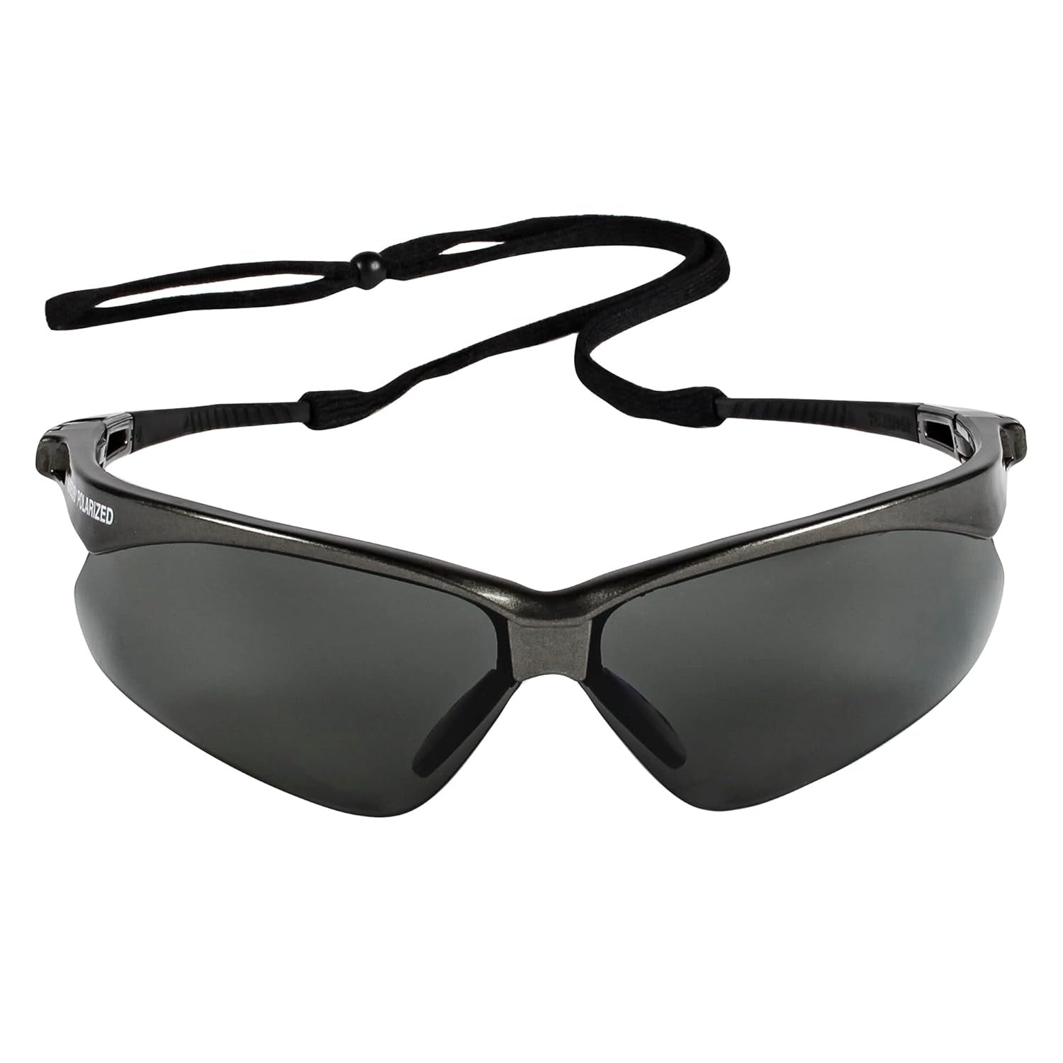 KIMBERLY-CLARK KIMBERLY-CLARK 28635 V30 Nemesis Polarized Safety Glasses Smoke Grey Lenses Gunmetal Frame