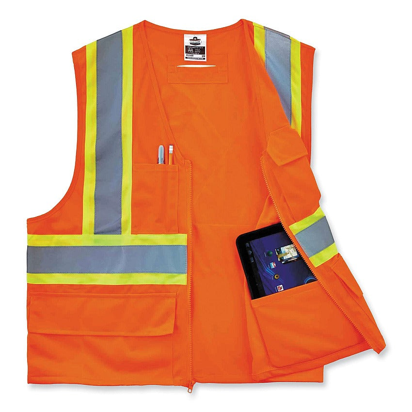 ERGODYNE Ergodyne 26185 GloWear 8235ZX Polyester Vest (Large/X-Large) E5726185