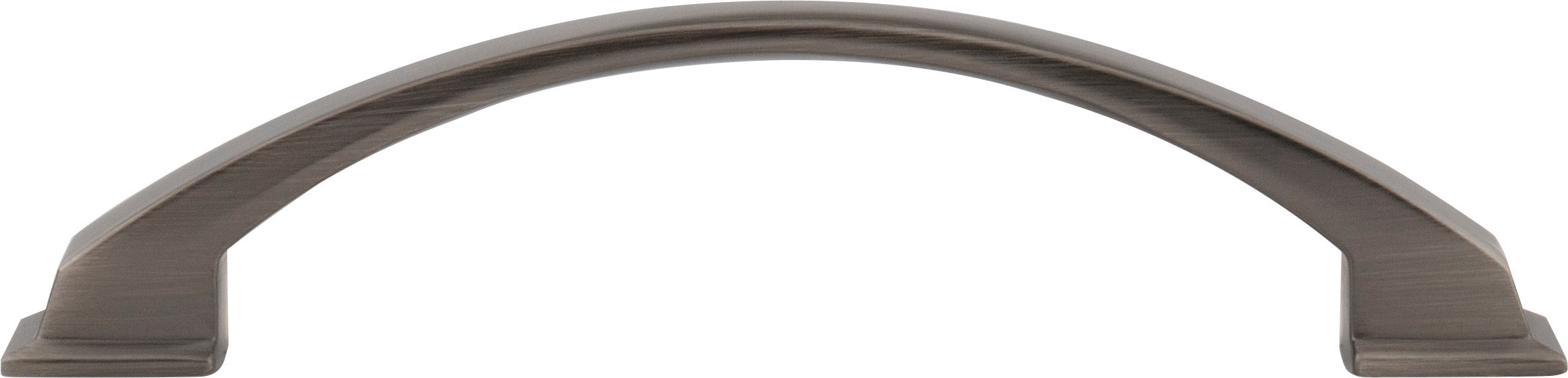 JEFFREY ALEXANDER Jeffrey Alexander 944-128BNBDL Arched Cabinet Pull Brushed Pewter