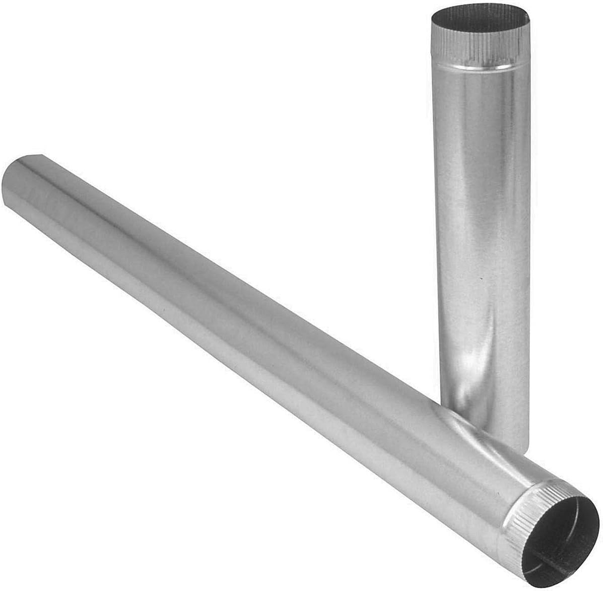 IMPERIAL Imperial GV0357 4 in x 24 in Galvanized Round Pipe 10 Pack