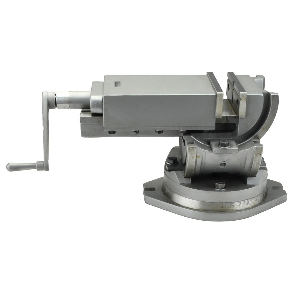 GIBRALTAR Gibraltar 110054 Machine Vise 6 in Jaw 3-way Angle Swivel Base