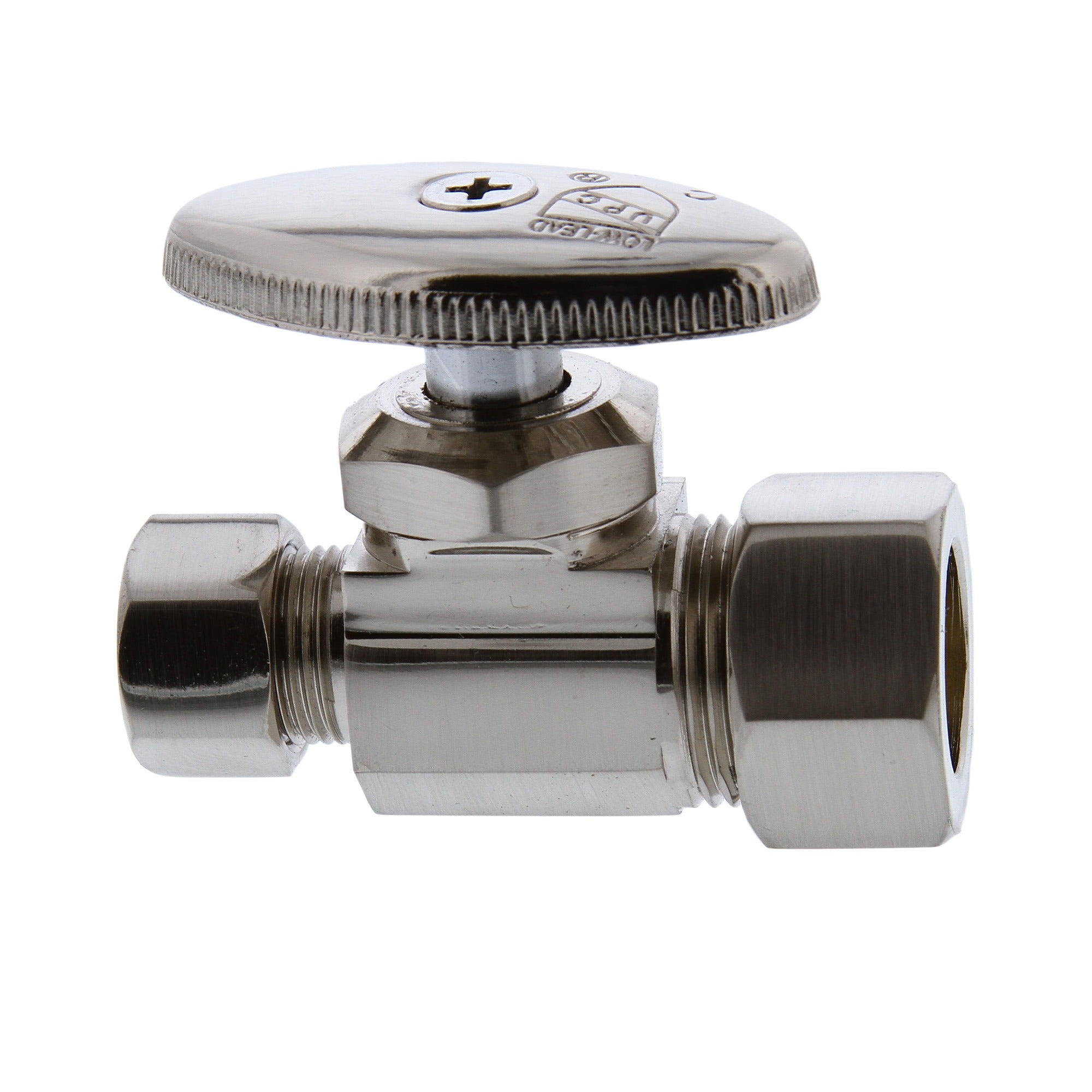 JONES STEPHENS Jones Stephens S4312BN 5/8COMP X 3/8COMP STRAIGHT STOP B-NICKEL