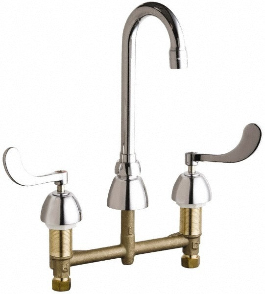 CHICAGO FAUCETS Chicago Faucets 786-GN1AE3ABCP Widespread Bathroom Faucet