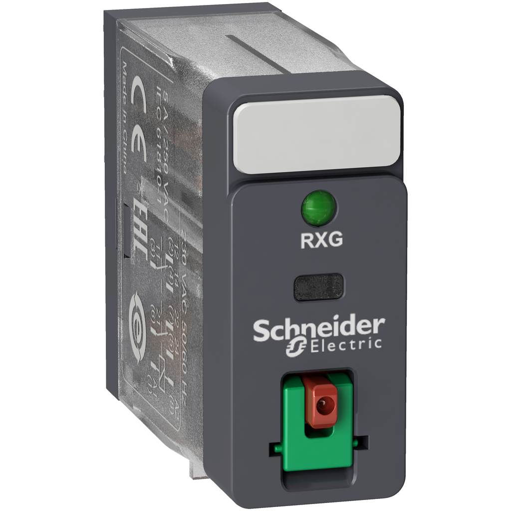 Schneider Electric RXG22B7 SQD RXG22B7 interface plug in relay 24V AC (1 each) Replacement MPN