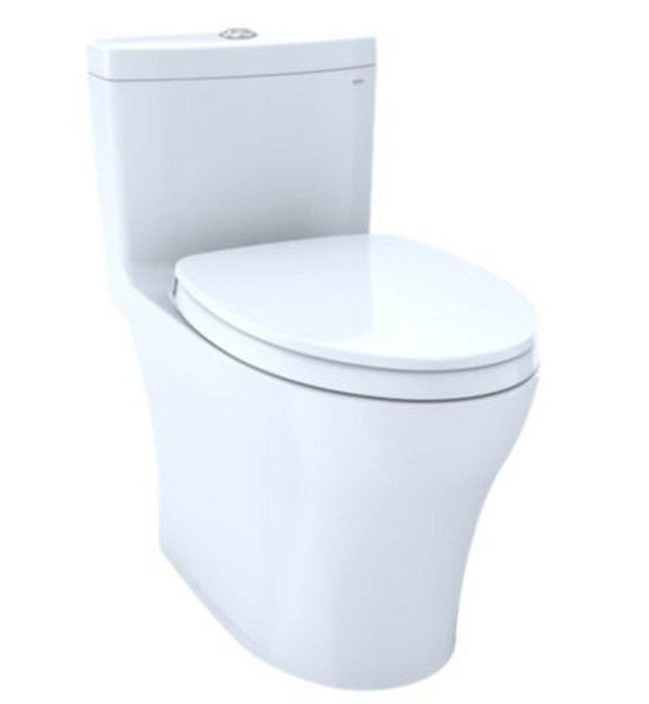 TOTO MS646124CEMFGN#01 Aquia IV 0.9 gpf/1.28 gpf Elongated Dual Flush One Piece Toilet in Cotton