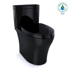 TOTO MS646124CEMFN#51 Aquia IV One-Piece Elongated Dual Flush Toilet Ebony