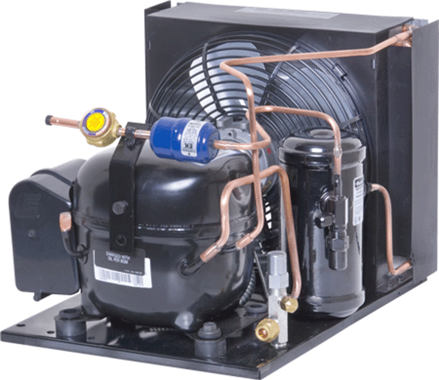 Emerson MCFH-B027-IAA-272 Condensing Unit 1/4 hp 115/1 Hermetic 1/4 Sweat x 3/8 Sweat Air-Cooled R22