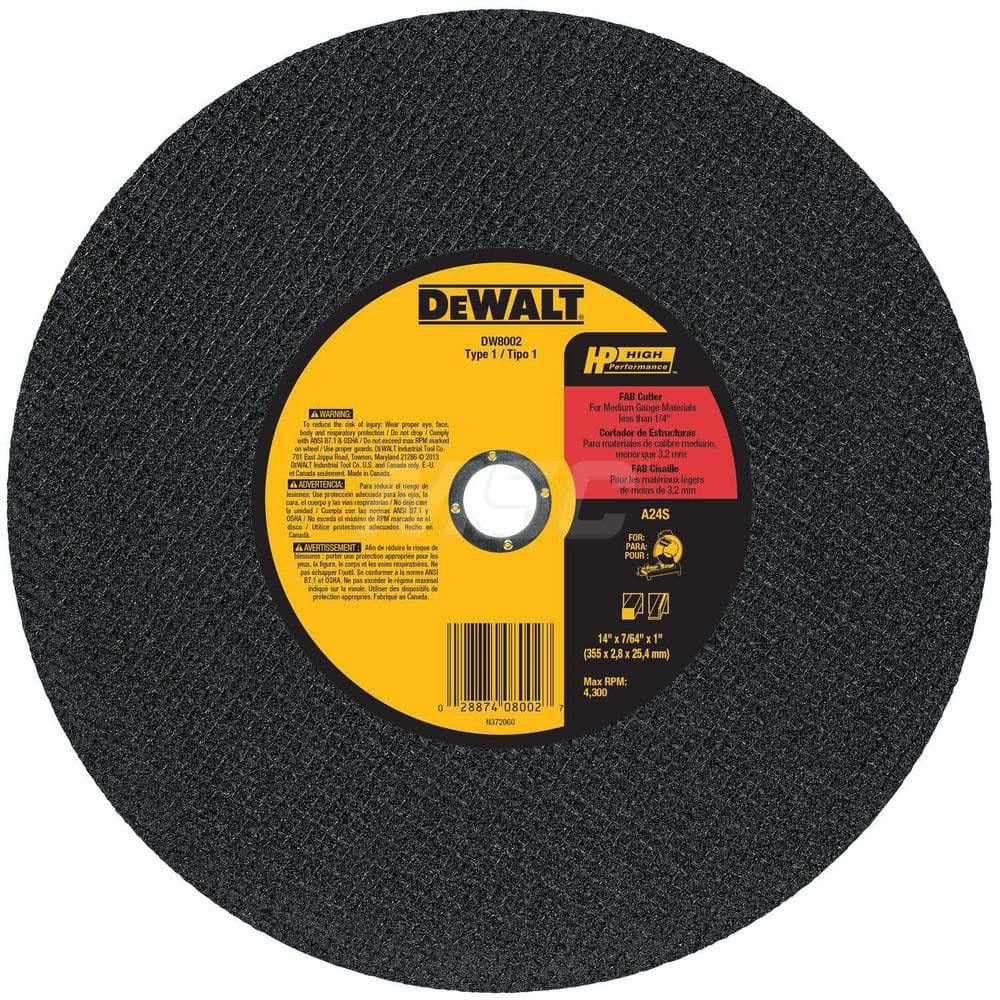 DEWALT Dewalt Accessories DW8002 Cutting Wheel 14in 10 Pack