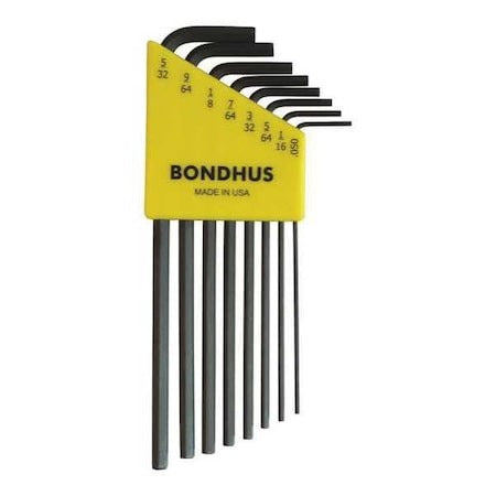 BONDHUS Bondhus 12132 SAE L-Shape Hex Key Set (8 Piece)