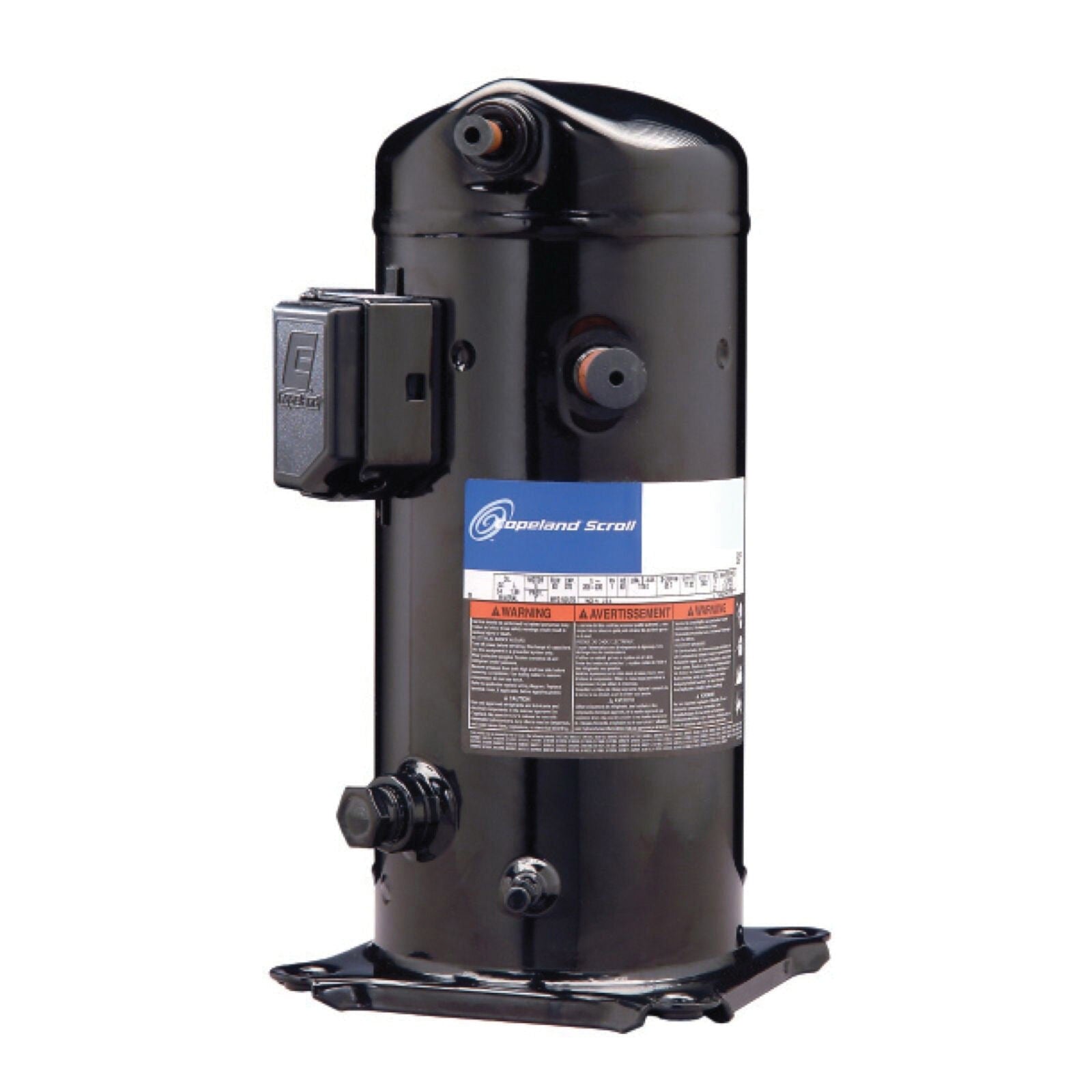 COPELAND COPELAND ZB45KCE-TF5-950 Scroll Refrigeration Compressor 208/230V 3 Phase 1/2 x 7/8 Medium High Temperature