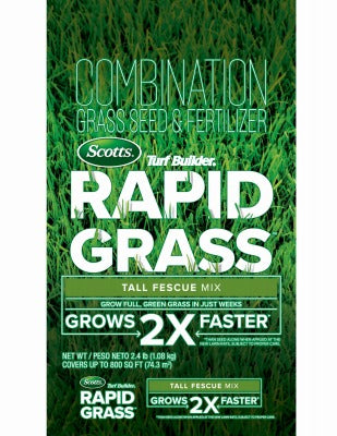 SCOTTS Scotts Lawns 18741 Tall Fescue Rapid Grass Seed 2.4 Lb