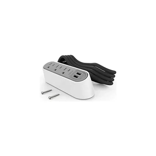 WIREMOLD Wiremold WSPC320WH Desktop Power Center 3 Outlets 2 USB (6 in)