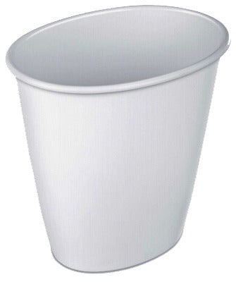 STERILITE Sterilite 10118012 Oval Vanity Wastebasket 1.5 Gallon